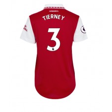 Arsenal Kieran Tierney #3 Hjemmedrakt Kvinner 2022-23 Kortermet